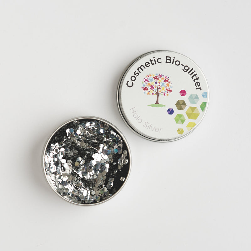 Holo Silver - Biodegradable Glitter (Chunky Flakes)