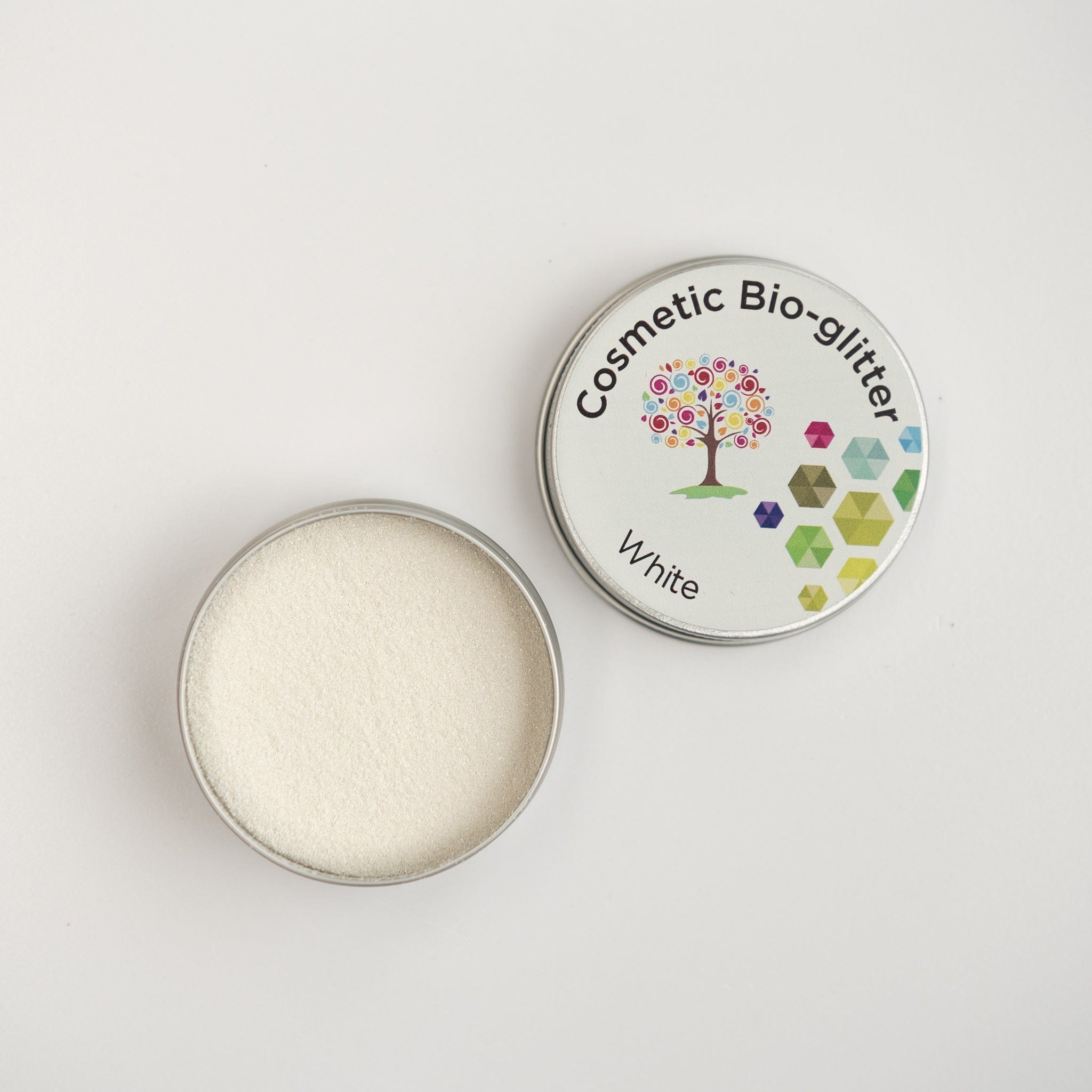 White - Biodegradable Glitter (Fine Flakes)