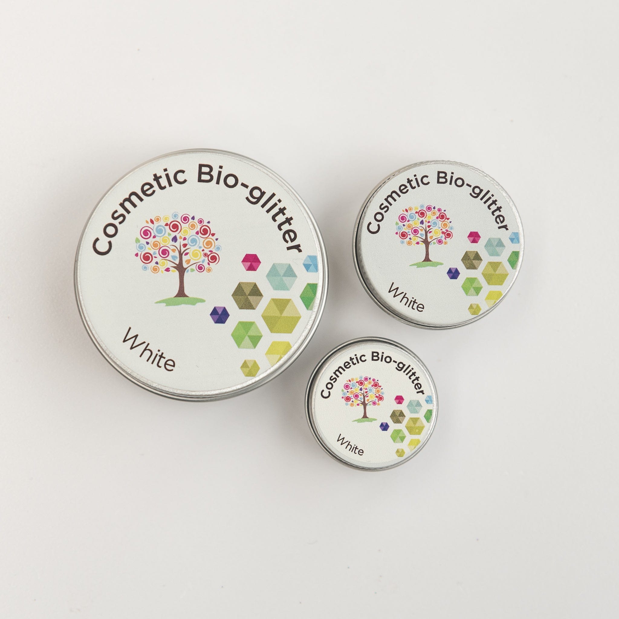 White - Biodegradable Glitter (Fine Flakes)