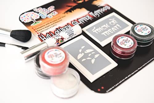 Halloween themed party - glitter tattoo kit