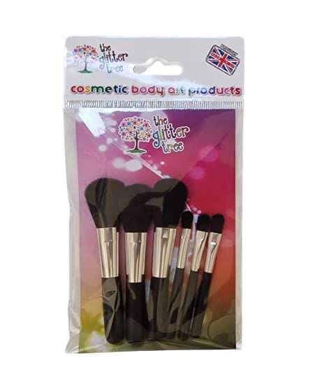 Glitter tattoo brush set (multipack)