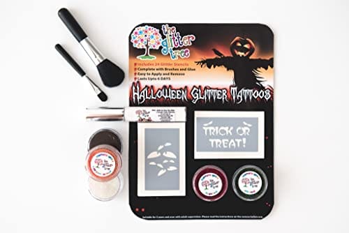 Halloween themed party - glitter tattoo kit