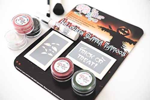 Halloween themed party - glitter tattoo kit