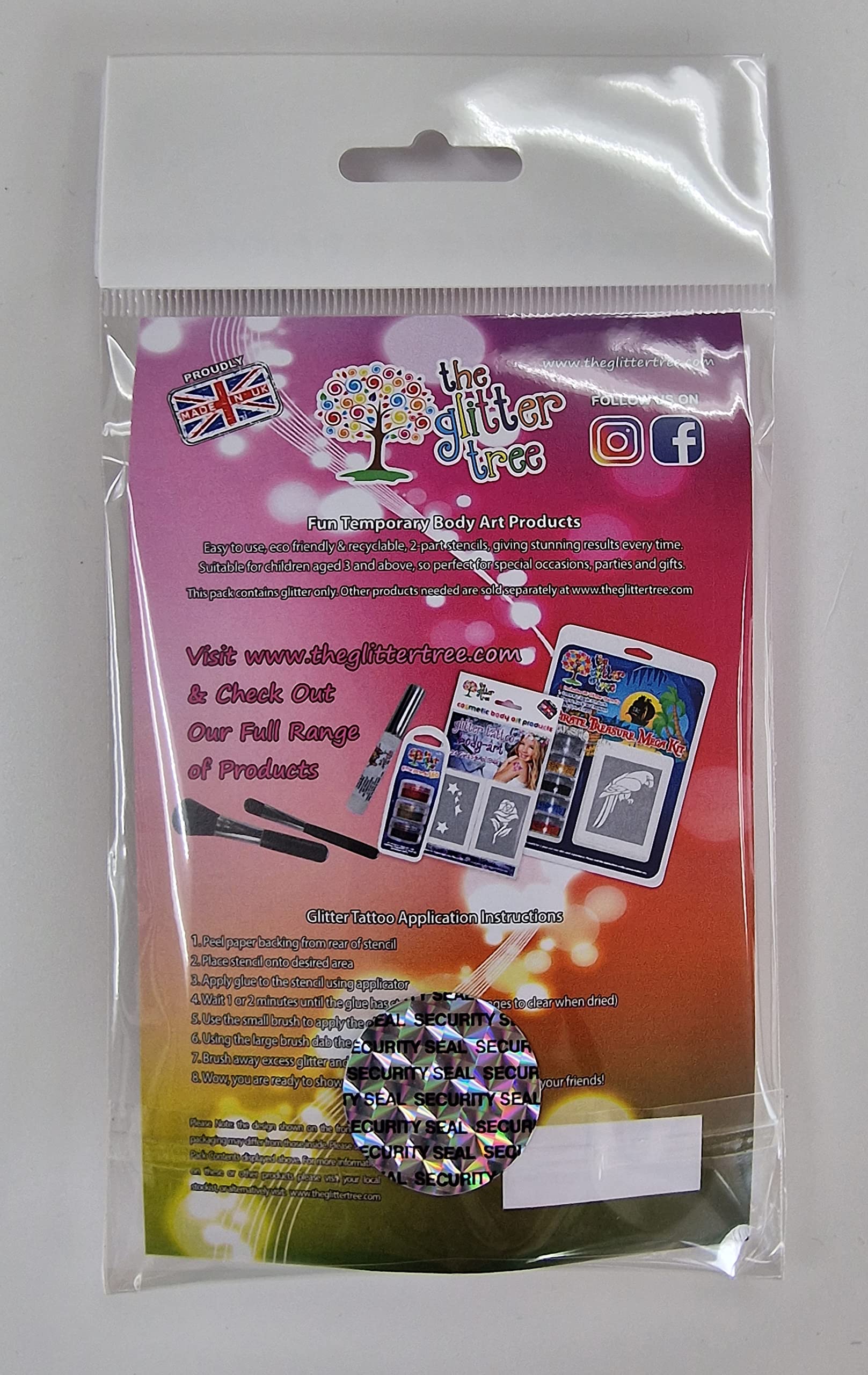 Pack of 16 x 2.5g pure cosmetic glitters, in beautiful and fun heart shaped pots.