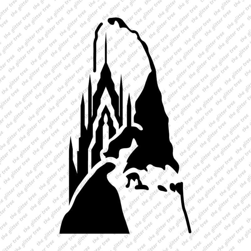 Ice Castle Stencil