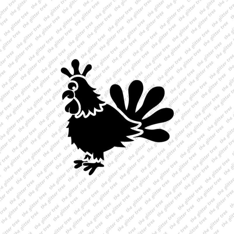 Cockerel Stencil