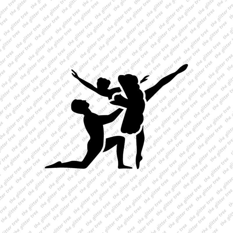 Ballet Dancers Stencil