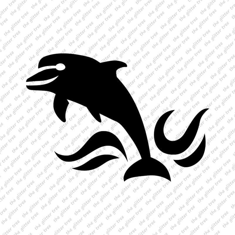 Dolphin Stencil
