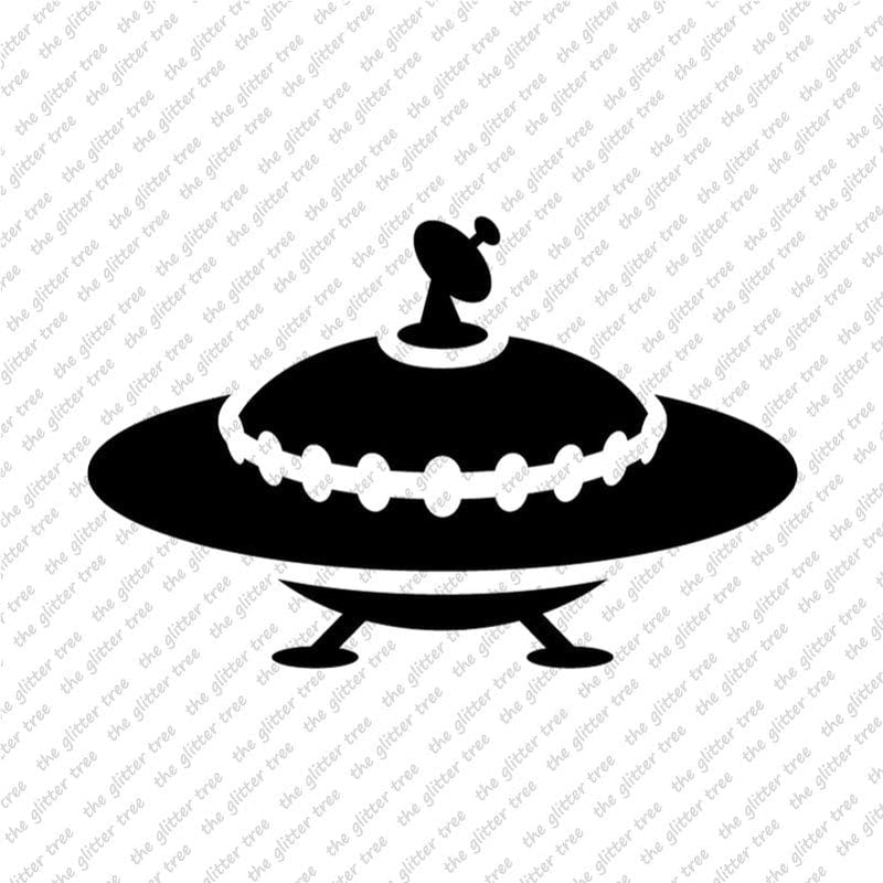 Flying Saucer Stencil