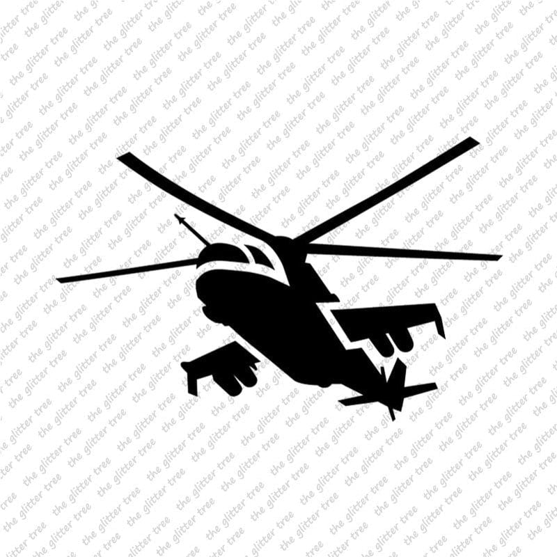 Helicopter Stencil