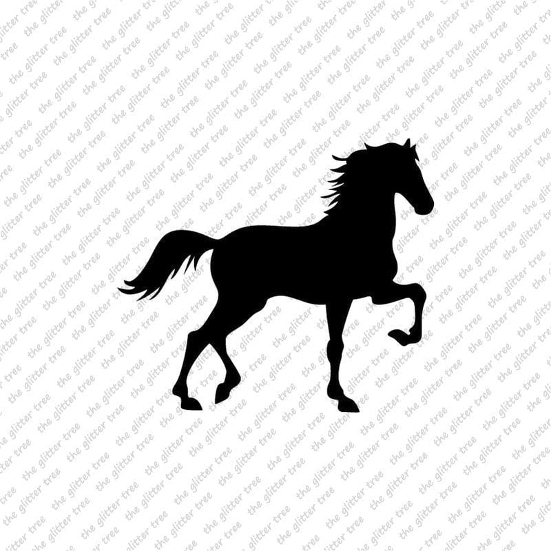 Cowboys Horse Stencil