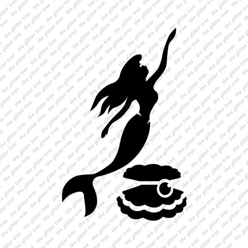 Mermaid Stencil