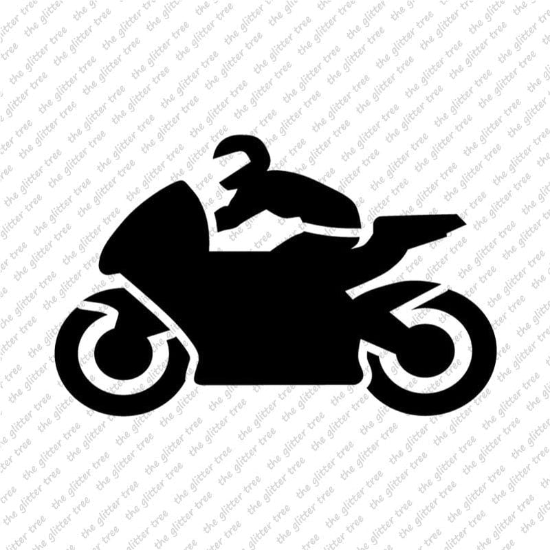 Motor Bike Stencil
