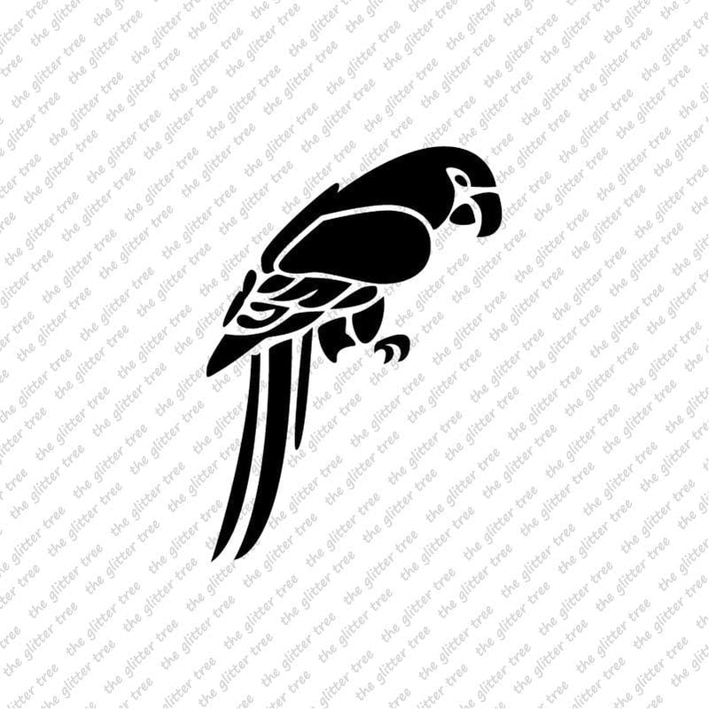 Pirates Parrot Stencil