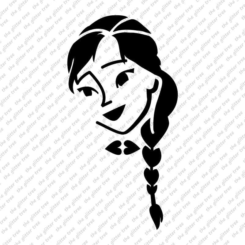 Princess Sister Stencil