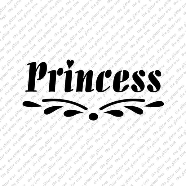 Princess Name Stencil