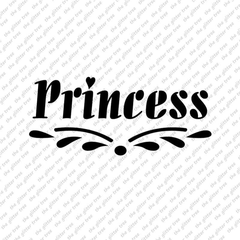 Princess Name Stencil