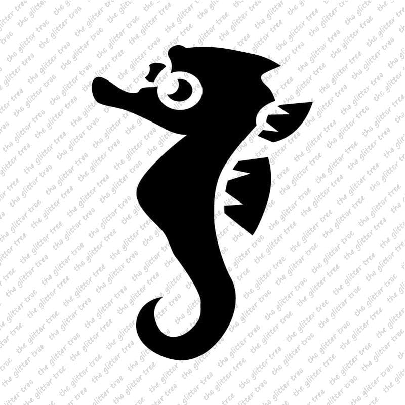 Seahorse Stencil