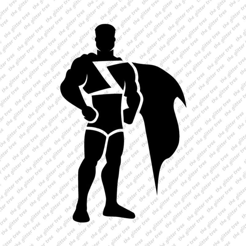 Super Hero Stencil