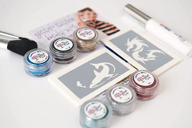 Boys Glitter Tattoo Kit