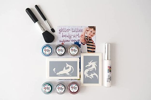 Boys Glitter Tattoo Kit