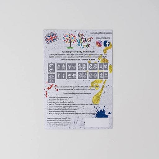 Boys Glitter Tattoo Kit