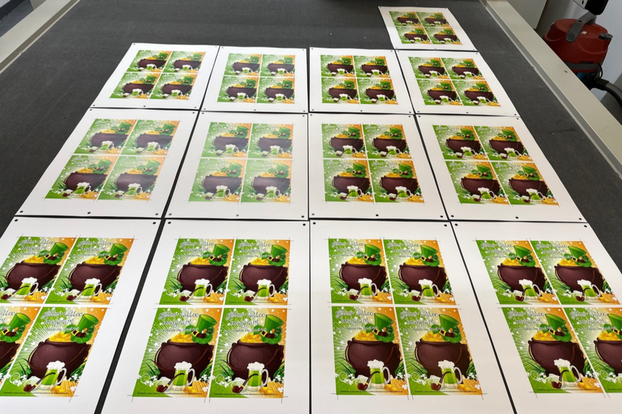 Busy with orders for our famous Saint Patrick's Day glitter tattoo kits & themed stencil packs.