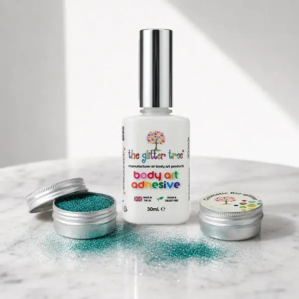 Body Art Adhesive – 30mL Party Size | Glitter Tattoo Glue