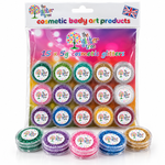 Round Cosmetic Glitter | Multi-Pack – 15 Colours
