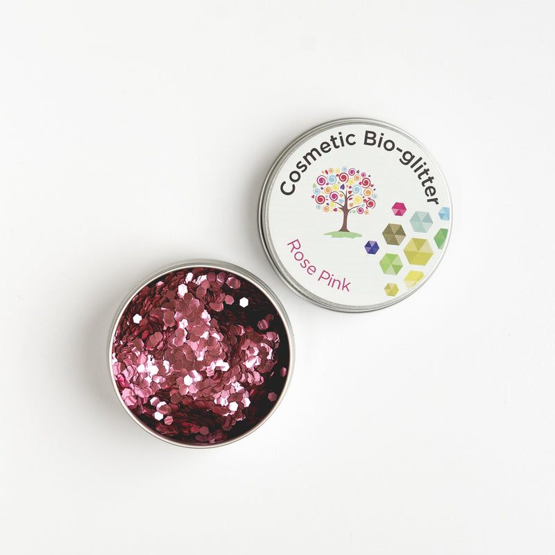 Rose Pink - Biodegradable Glitter (Chunky Flakes)