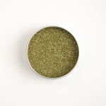 Close-up of The Glitter Tree Gold biodegradable cosmetic glitter sparkle texture