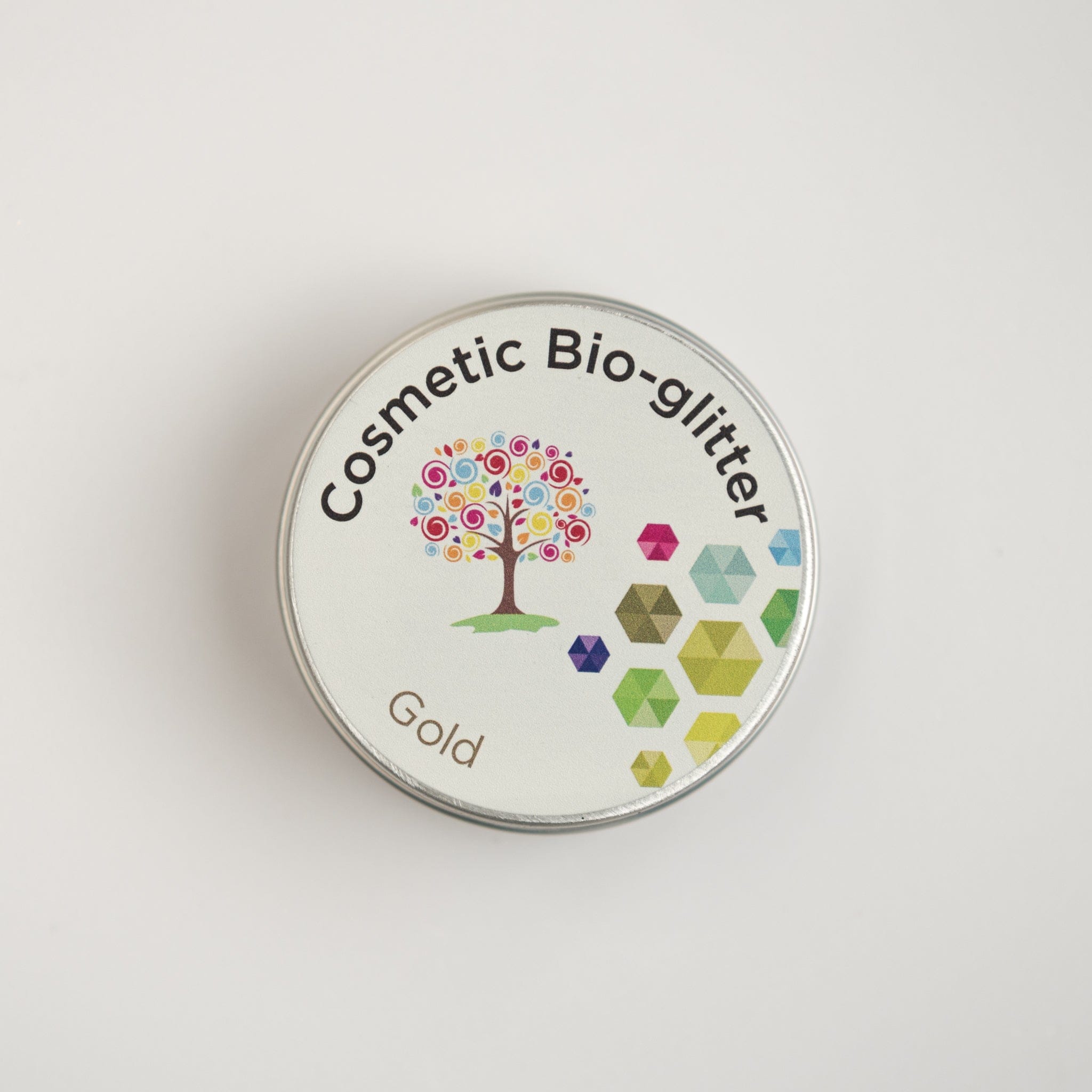 5g pot of The Glitter Tree Gold biodegradable cosmetic glitter