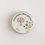 5g pot of The Glitter Tree Red biodegradable cosmetic glitter