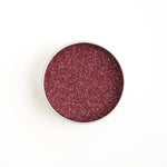Close-up of The Glitter Tree Red biodegradable cosmetic glitter sparkle texture