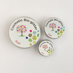 The Glitter Tree Red biodegradable cosmetic glitter pots in 2.5g, 5g and 15g sizes