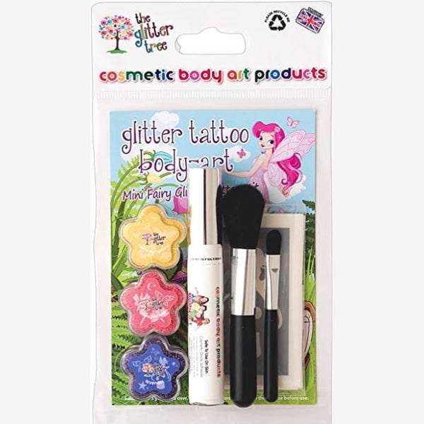 Fairy Mini Glitter Tattoo Kit | 12 Stencils