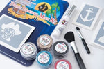 Pirate Themed Glitter Tattoo Kit - Fantastic value 36 stencil party pack.