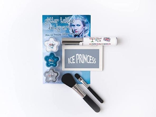 Ice Princess mini glitter tattoo kit