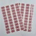 Union Jack flag stickers - Pack of 80 - Size 20mm x 12mm - Gloss Vinyl Material - Waterproof & weather resistant