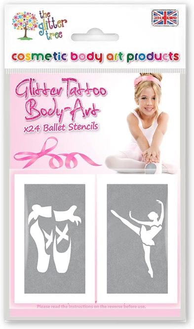 Ballet Girl Stencils, Ideal for glitter tattoos