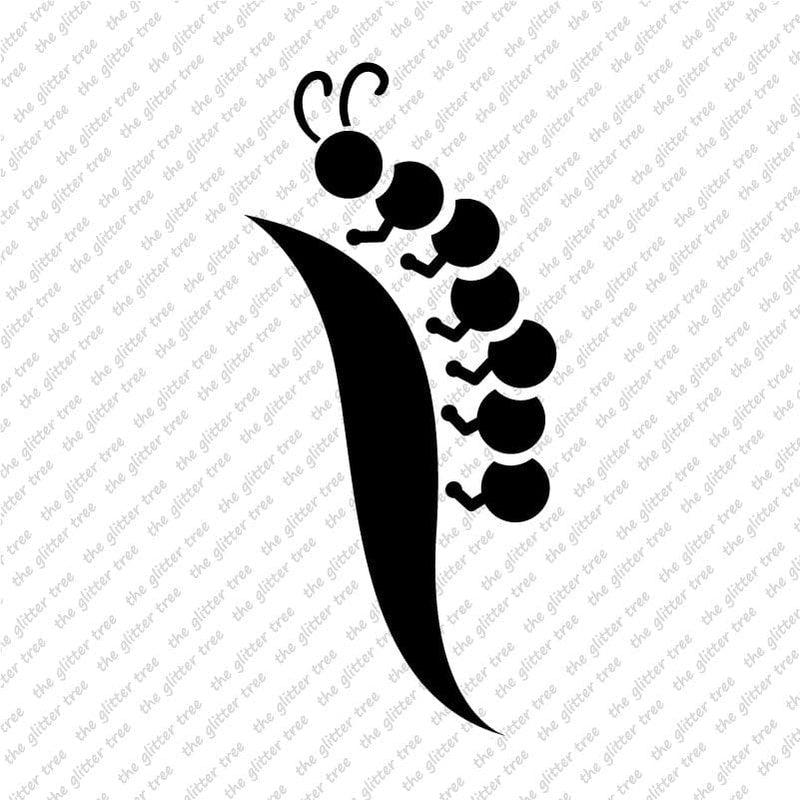 Caterpillar Stencil