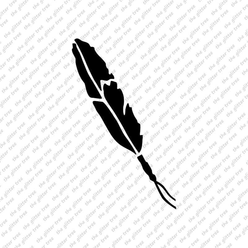 Feather Stencil