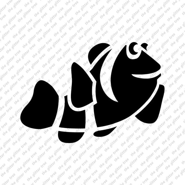 Clown Fish Stencil