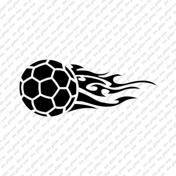 Flaming Ball Stencil