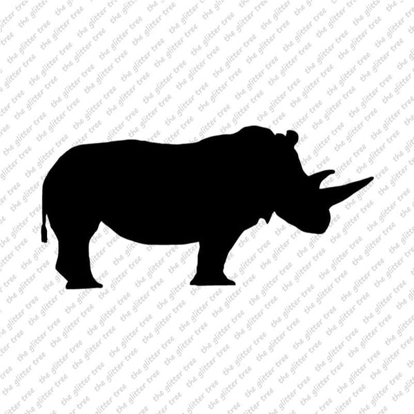 Rhinoceros Stencil