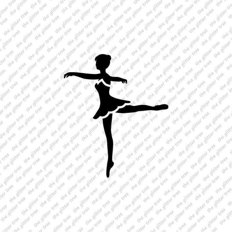 Second Arabesque Ballet Stencil