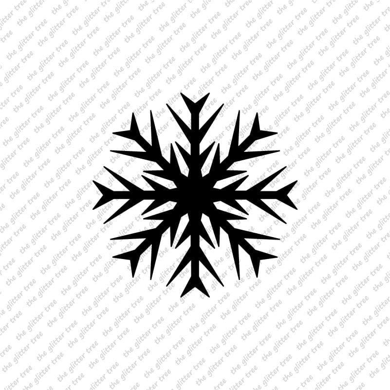 Snowflake Stencil – The Glitter Tree