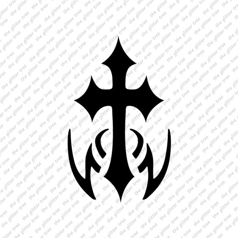 Winged Cross Stencil