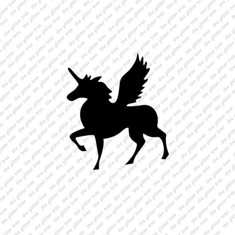 Winged Horse Stencil