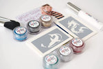 Glitter tattoo stencils from the Boys kit